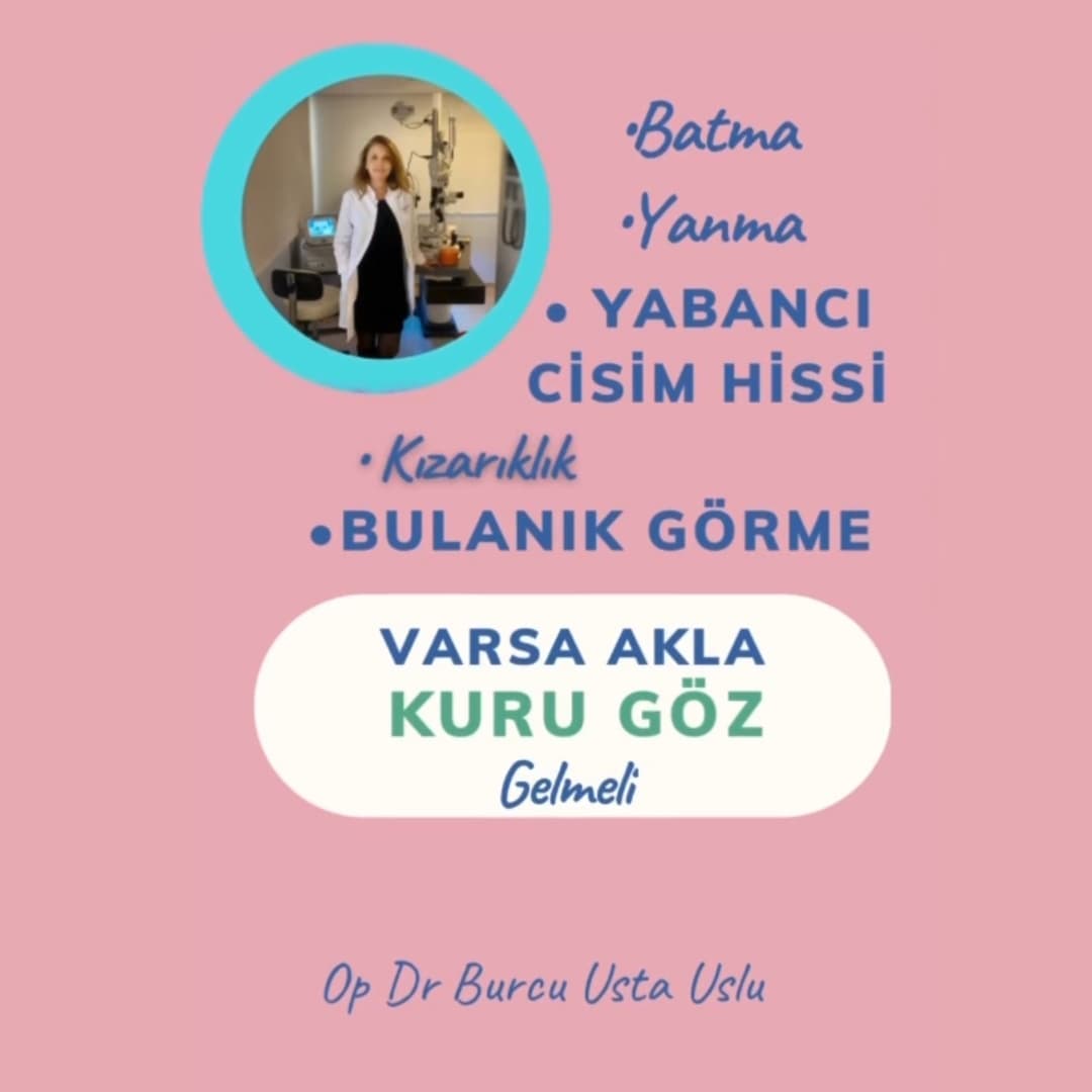 Op Dr Burcu Usta Uslu ile demodeks ve gözü konuştuk..